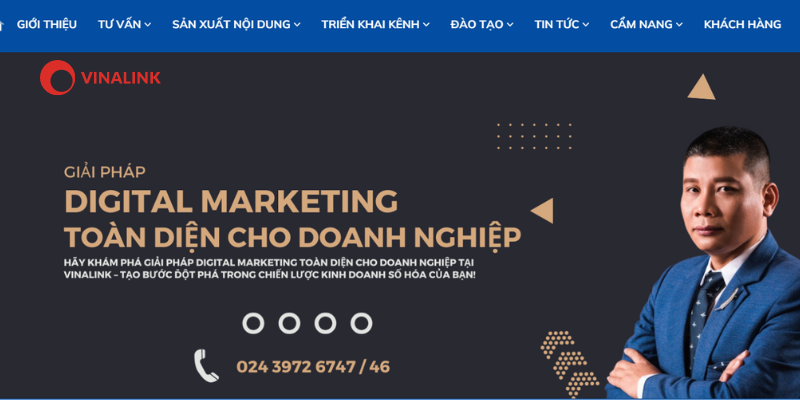Giới thiệu dịch vụ quảng cáo Website tại Vinalink
